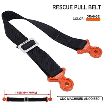 Amazon.com: Motorcycle Rear Rescue Pull Belt Adjustable Dirt